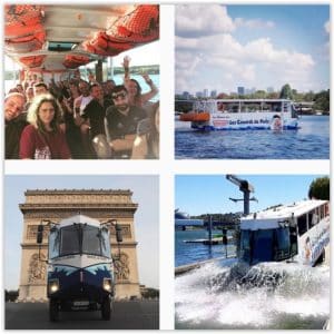 Etudiants ACCORD à Paris: visitez la capitale en bus amphibie