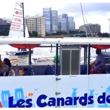 Etudiants ACCORD à Paris: visitez la capitale en bus amphibie