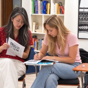Making international friends at a French language school in Paris